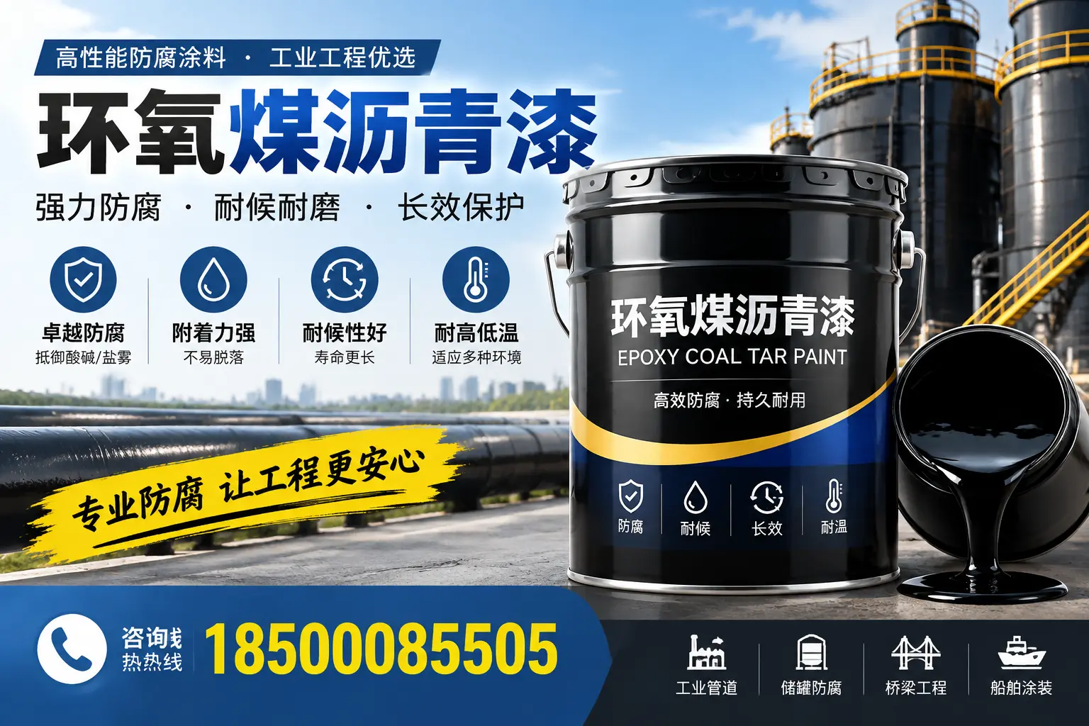 环氧煤沥青漆的施工方法与注意事项，确保在漳州顺利完成